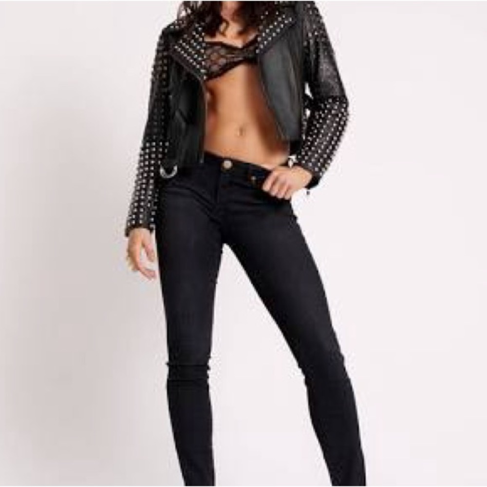 One Teaspoon Black FREEBIRDS II LW JEAN